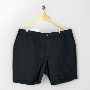 NWT CJ BANKS BLACK *MODERATELY CURVY* SHORTS WOMENS 22W AVERAGE Summer Classic